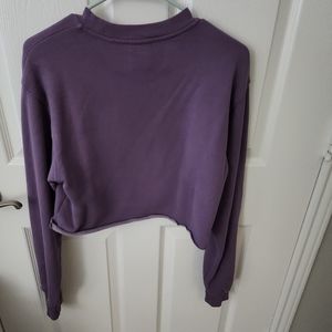Aritiza Cozy fleece cropped crewneck Size XS